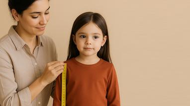 راهنمای کامل سایز لباس بچه‌گانه بر اساس سن و قد