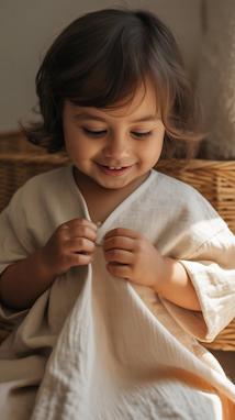 چرا لباس کودک باید از نخ پنبه باشد؟