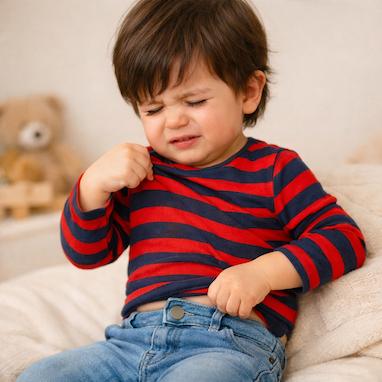 تاثیر لباس تنگ یا نامناسب بر آرامش کودک